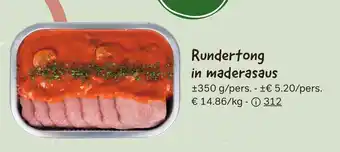 Bon Ap Rundertong in Maderasaus 350g aanbieding