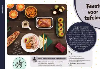 Bon Ap Menu Met Opgevulde Kalkoenfilet 8 Gestoofde Appeltjes per pers aanbieding