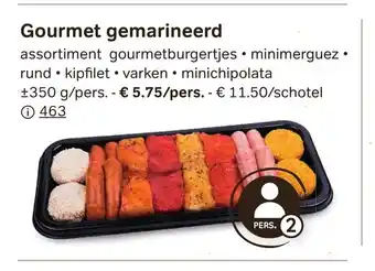 Bon Ap Gourmet Gemarineerd 350g per pers aanbieding