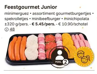 Bon Ap Feestgourmet Junior 320g per pers aanbieding