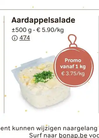 Bon Ap Aardappelsalade 1kg aanbieding