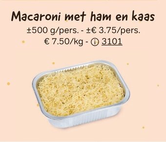 Bon Ap Macaroni met ham en kaas 500g aanbieding
