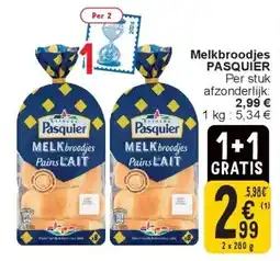 Cora Melkbroodjes PASQUIER aanbieding