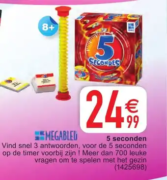 Cora 5 seconden aanbieding