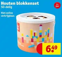 Kruidvat Houten blokkenset aanbieding