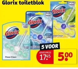 Kruidvat Glorix toiletblok aanbieding