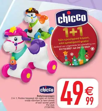 Cora Chicco Babyloopwagen aanbieding
