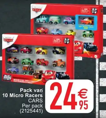 Cora Pack 10 micro racers cars aanbieding