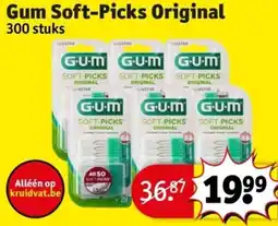 Kruidvat Gum soft-picks original aanbieding