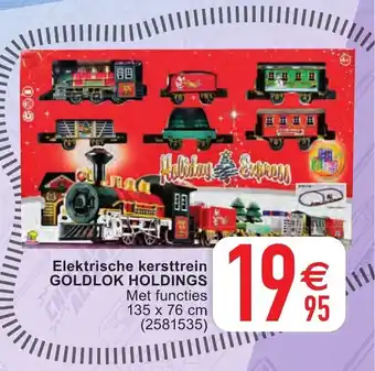 Cora Elektrische kersttrein Goldlok Holdings aanbieding