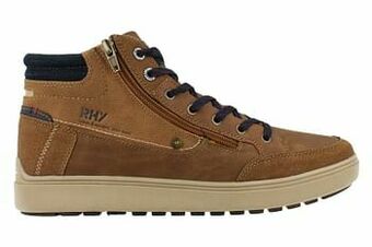 Berca Shoes Mode-Mania Bottine Heren Met Functionele Rits - Cognac aanbieding
