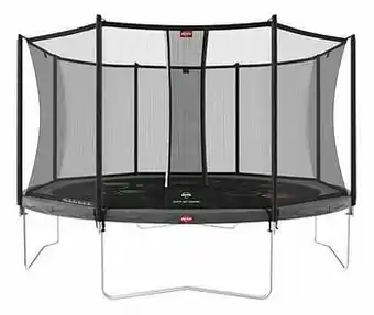 Dreamland Berg trampolineset Favorit Levels Ø 4,30 m Grey aanbieding