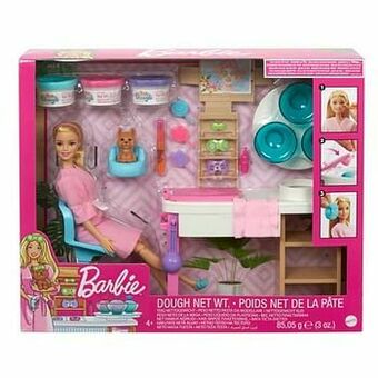 ToyChamp Barbie Face Mask Set met pop en puppy aanbieding
