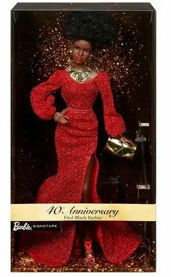 ToyChamp First Black Barbie 40th Anniversary aanbieding