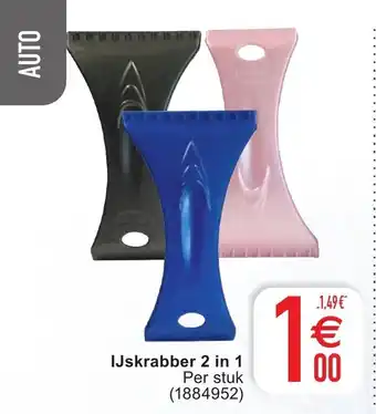 Cora IJskrabber 2 in 1 aanbieding