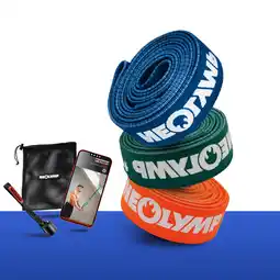 Decathlon Fitnessbanden (set van 3) - weerstandsband, gymnastiekband + e-book aanbieding