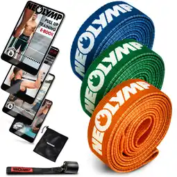 Decathlon Fitnessbanden (set van 3) - weerstandsband, gymnastiekband + e-book aanbieding