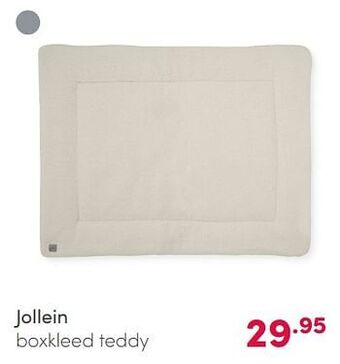 Baby & Tiener Jollein boxkleed teddy aanbieding