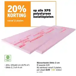 GAMMA XPS polystyreen isolatieplaten aanbieding