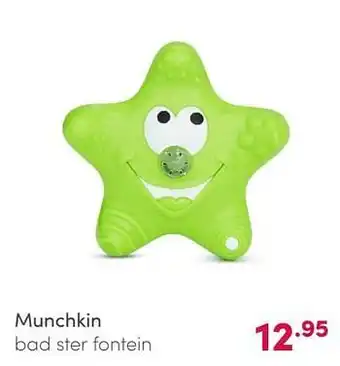 Baby & Tiener Munchkin bad ster fontein aanbieding