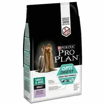 Zooplus 2x7kg Small & Mini Adult Optidigest Graanvrij Pro Plan Hondenvoer aanbieding