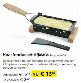 Kaasfondueset partyclette oslo