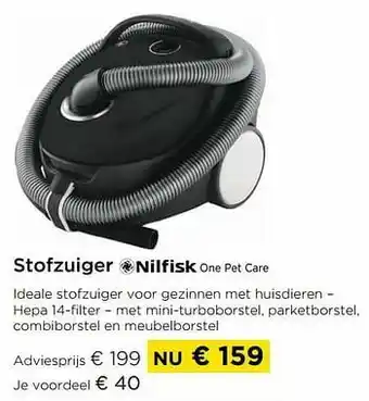 Molecule Nilfisk Stofzuiger one pet care aanbieding