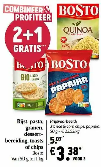 Delhaize Rice + corn chips paprika aanbieding