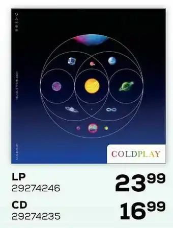 Supra Bazar Cd coldplay aanbieding