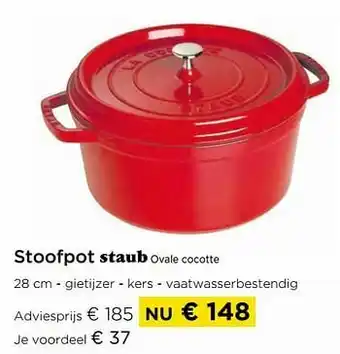 Molecule Stoofpot ovale cocotte aanbieding