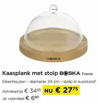 Kaasplank met stolp friends
