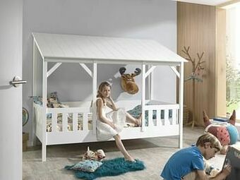 Dreamland Vipack huisbed Country wit + lattenbodem aanbieding
