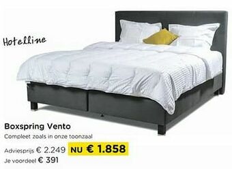 Molecule Boxspring vento aanbieding