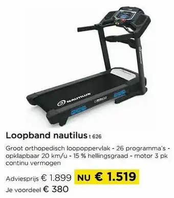 Loopband nautilus t 626
