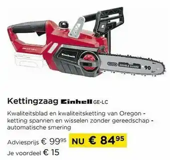 Kettingzaag einhell ge-lc