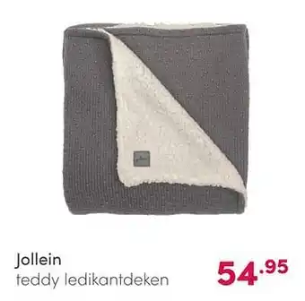 Baby & Tiener Jollein teddy ledikantdeken aanbieding