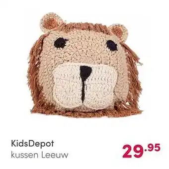 Baby & Tiener Kidsdepot kussen leeuw aanbieding