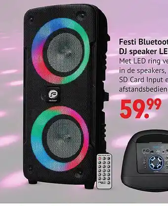 Festi Bluetooth Dj Speaker Led
