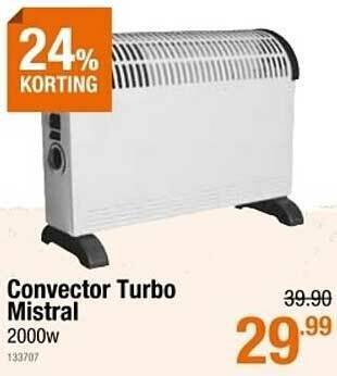 Cevo Convector Turbo Mistral aanbieding