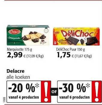 Colruyt Delacre Alle Koeken aanbieding