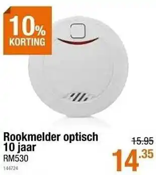 Cevo Rookmelder Optisch 10 Jaar aanbieding