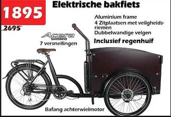 iTEK Elektrische Bakfiets aanbieding