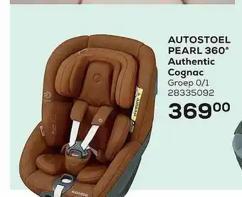 Supra Bazar Autostoel Pearl 360 Authentic Cognac aanbieding