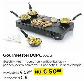 Molecule Gourmetstel domo do8712 aanbieding