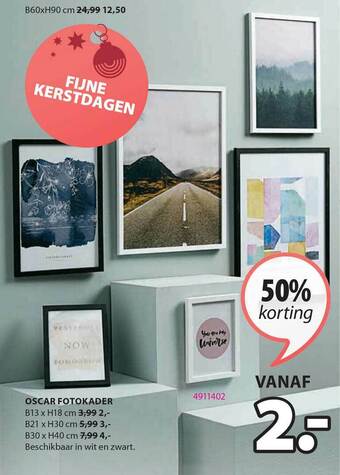 Jysk Oscar Fotokader aanbieding