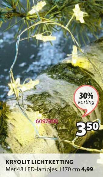 Jysk Kryolit Lichtketting aanbieding