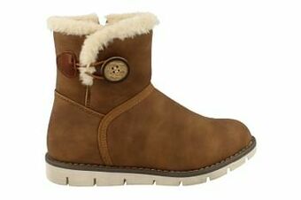 Berca Shoes Mode-Mania Laars Meisjes Maat 30/36 - Cognac aanbieding