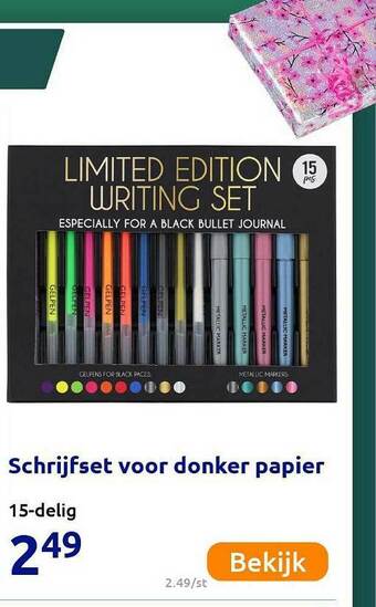 Schrijfset Voor Donker Papier