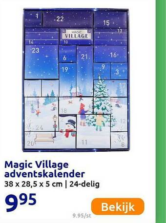 Action Magic Village Adventskalender aanbieding