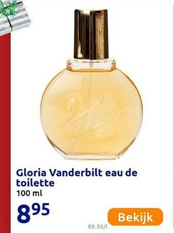Action Gloria Vanderbilt Eau De Toilette aanbieding